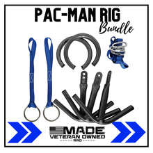 Load image into Gallery viewer, The Pac Man Rig is a signature obstacle found at Midwest OCR, an obstacle course race held in the Chicagoland area by Race Ready Obstacles.
