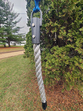 Load image into Gallery viewer, Thick rope nunchuck grip. Obstacle Course Race training.