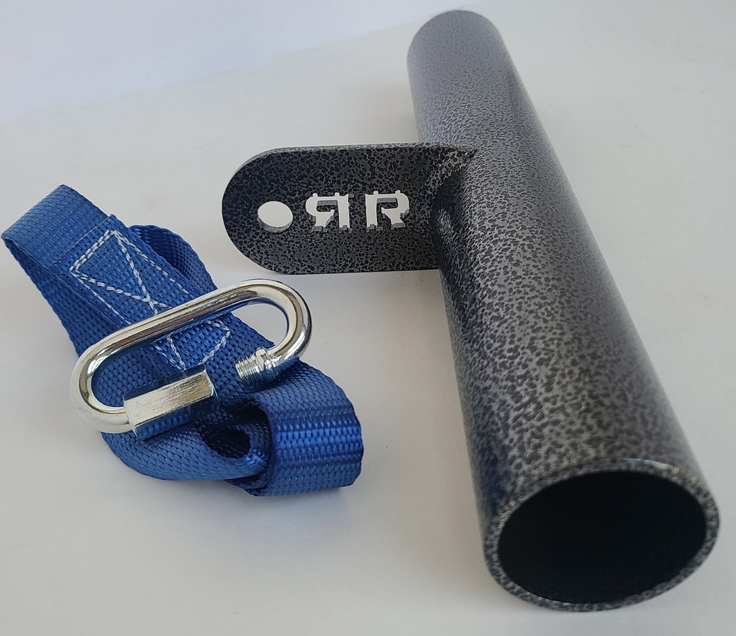 This hanging grip will help with your OCR training. This type of OCR grip can be found at several kinds of obstacle course racing events.