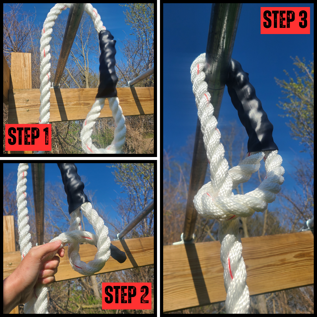 How to hang your climbing rope. – Race Ready Obstacles