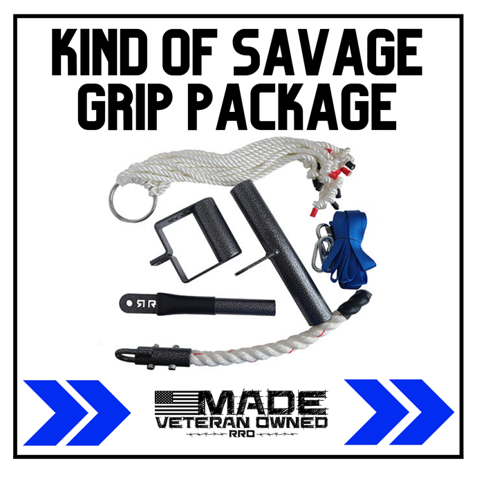 Training for a Savage Race or any other race that RRO builds for? These hanging grips will help with your OCR training. Hang them from your monkey bars or pull up bars to start strengthening your grip so you can be race ready.