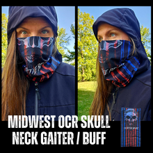 Load image into Gallery viewer, Midwest OCR Skull Neck Gaiter
