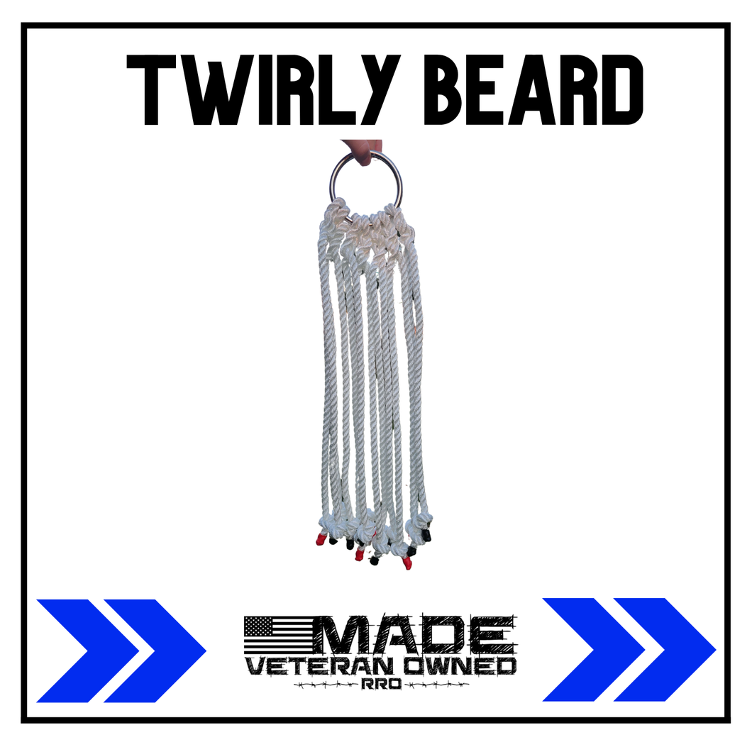 twirly beard grip attachment, also known as twirly bird at Savage Race. Attach to your pull up bar, or monkey bars and uplevel your grip training.